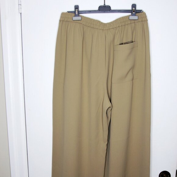 BNWT SS24 ACNE STUDIOS ULTRA WIDE LEG FLOWY PANTS 50 - Picture 3 of 9